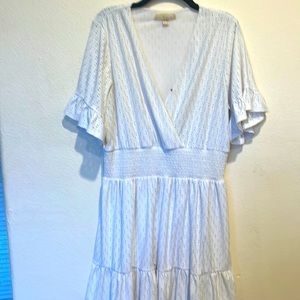 Used White dress Michael Kors size 0X